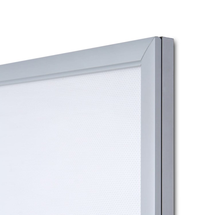 Detal - Ramka LED podświetlana PLED Economy A3 (29,7 x 42,0 cm) rama na plakat zdjęcia obraz zatrzaskowa OWZ podświetlana rama plakatowa wysokiej jakości