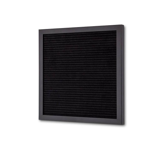 Czarna tablica literowa 30 x 30 cm z czarną ramą do użytku wewnętrznego wewnętrzna tablica literowa ogłoszeniowa tablica informacyjna tablica ogłoszeń