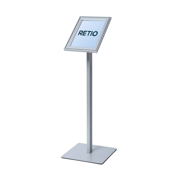 Stojak na menu A4 Compasso® stojak prezenter na kartę menu stojak informacyjny prezentacyjny z ramką A4 do restauracji gastronomii do hotelu stojak na plakat Menu Board