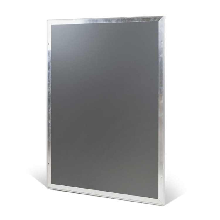Ramka plakatowa OWZ A1 (84x59 cm) aluminiowa srebrna z prostym narożnikiem rama ramka plakatowa OWZ ścienna na plakat na zdjęcia profil 25 mm
