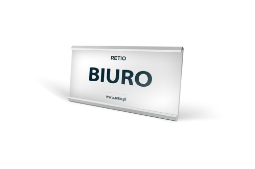 Przydrzwiowa tabliczka informacyjna LINO 50x180 mm