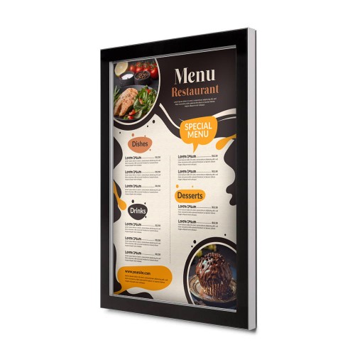Zewnętrzna gablota na plakat A1 (59,4x84,1 cm) zamykana na kluczyk do użytku zewnętrznego i wewnętrznego gablota zewnętrzna wewnętrzna gablota ogłoszeniowa gablota informacyjna tablica ogłoszeń tablica informacyjna