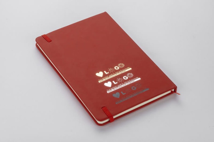 Notes VITAL A5 czerwony