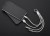 Kabel USB 3 w 1 TAUS srebrny