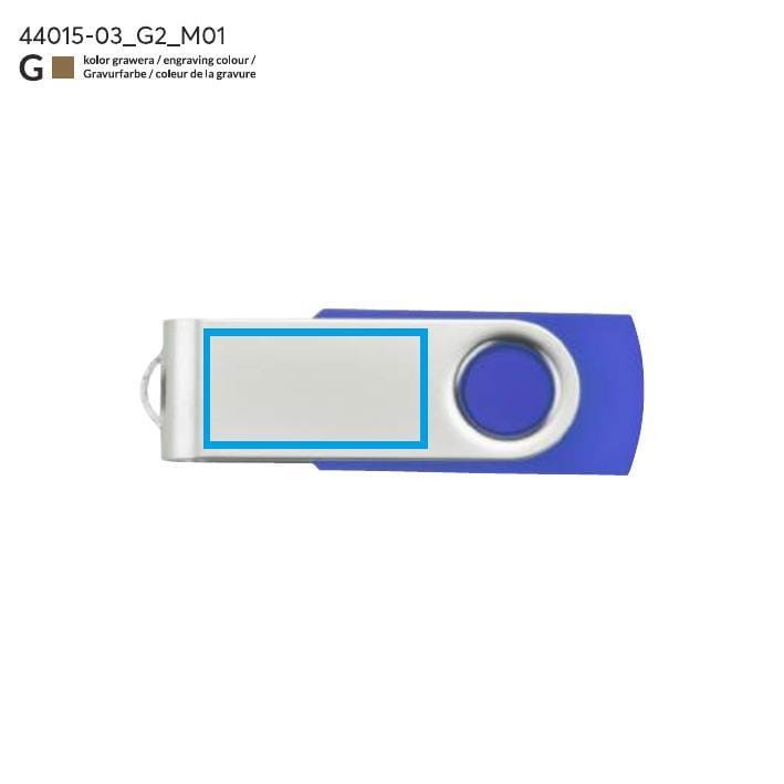 Pamięć USB TWISTER 32 GB niebieski