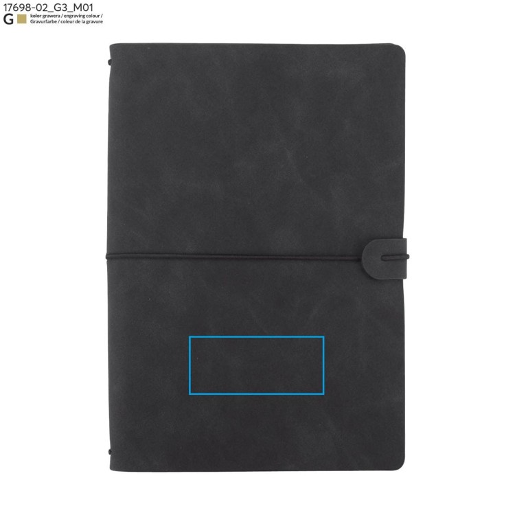 Notes RETRO A5 czarny