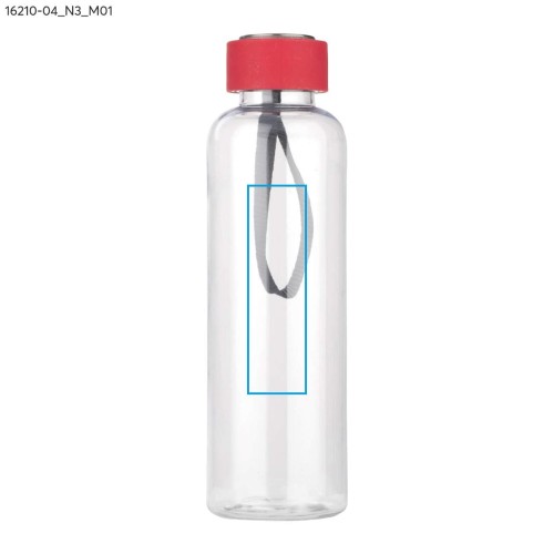 Butelka CLEAR 500 ml czerwony