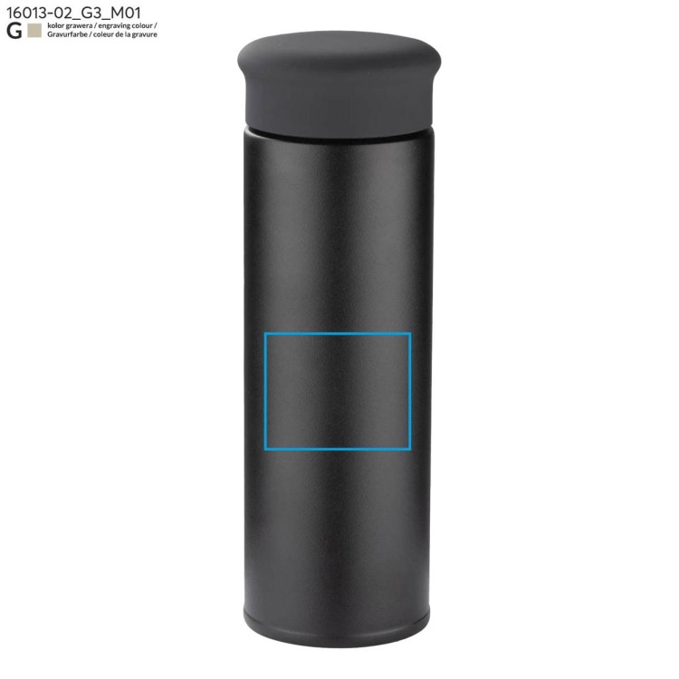 Butelka termiczna MACHO 450 ml czarny