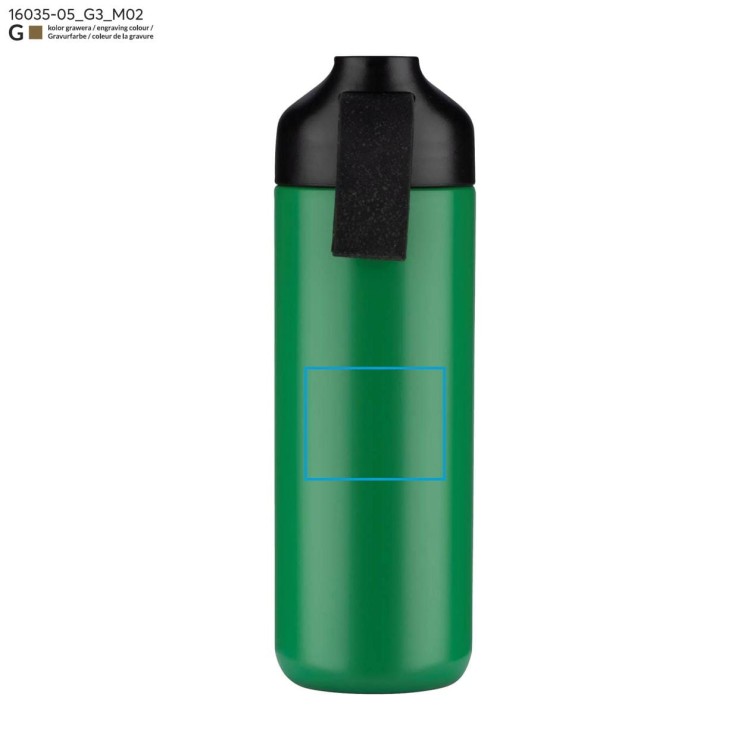 Butelka termiczna ELSA 600 ml zielony