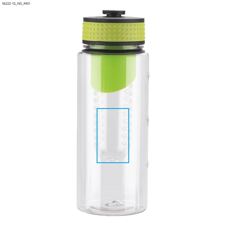 Bidon z wkładem na owoce FRUGT 800 ml zielony jasny