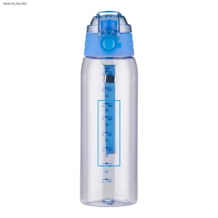 Bidon z miarką 900 ml KOLTER niebieski