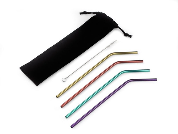 Zestaw słomek PARTY wielobarwny