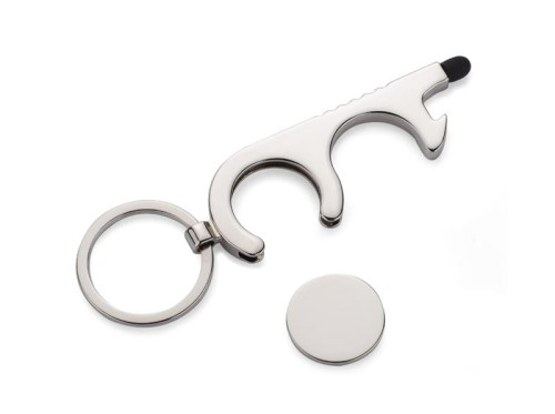 Brelok anti-touch TUS srebrny