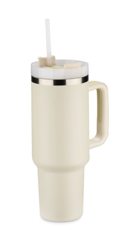Kubek termiczny STANLI 1000 ml beżowy (naturalny) z logo