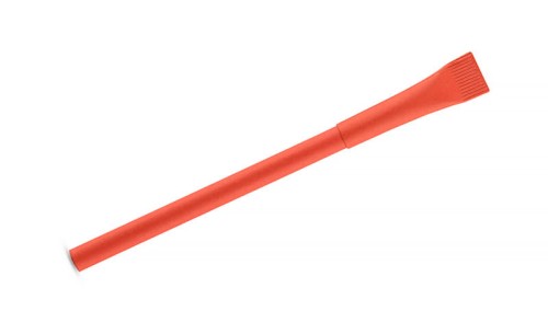 Długopis papierowy PINKO czerwony z logo