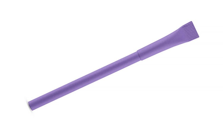 Długopis papierowy PINKO fioletowy z logo