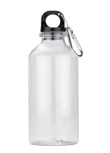 Butelka rPET TINKA 400 ml przezroczysty z logo