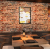 Ramka plakatowa A3 LED czarna podświetlana w restauracji na MENU, na stół