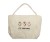 Torba bawełniana LARO 340 g beżowy (naturalny) z logo