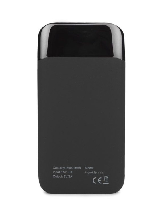 Power bank MING 8000 mAh USB-C niebieski z logo
