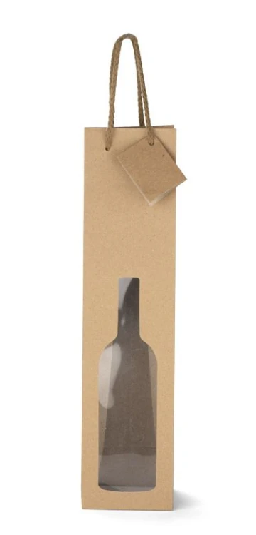 Torebka na wino GABA brązowy
