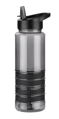 Bidon z filtrem węglowym KIVI 700 ml czarny z logo