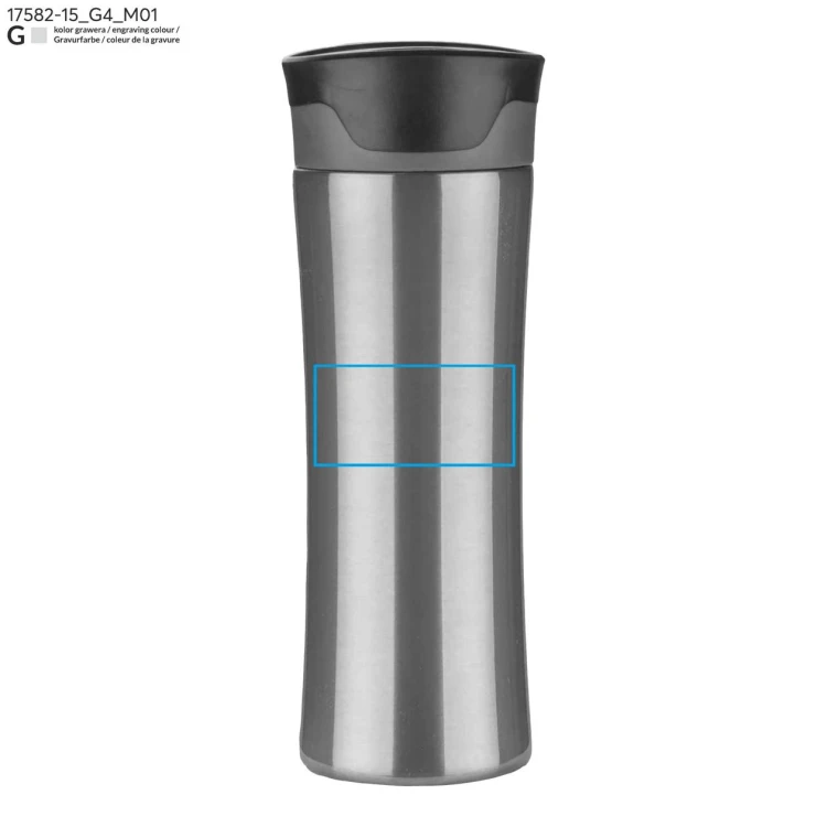 Kubek termiczny ARCTIC 400 ml grafitowy