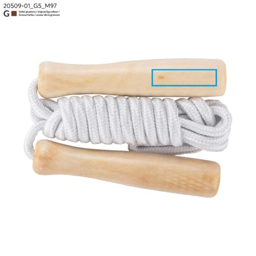 Skakanka SALTI biały