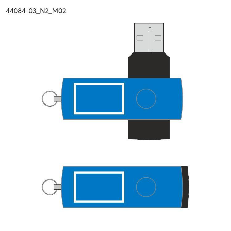 Pamięć USB ALLU 8 GB niebieski