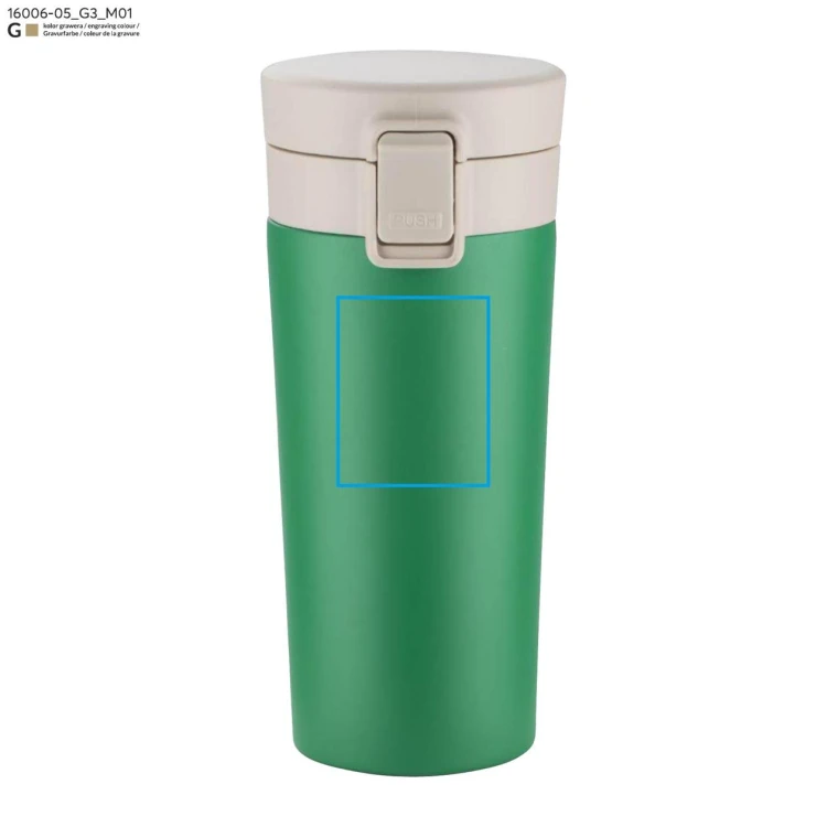 Kubek termiczny STAR 350 ml zielony