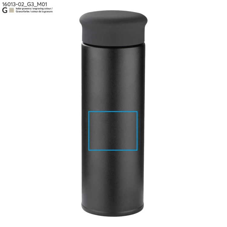Butelka termiczna MACHO 450 ml czarny