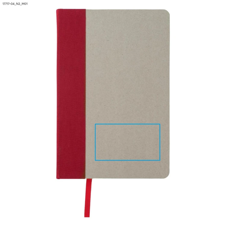 Notes KLAPP A5 czerwony