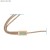 Kabel USB 3 w 1 FLAX beżowy (naturalny)