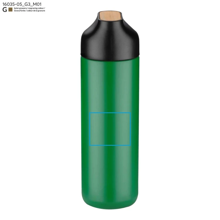 Butelka termiczna ELSA 600 ml zielony
