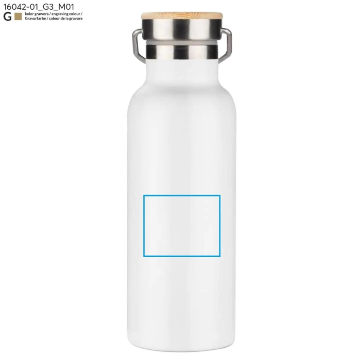 Butelka termiczna KAAN 500 ml biały