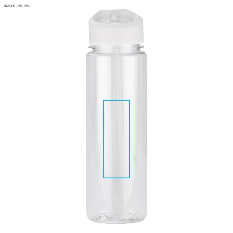 Butelka rPET RELITO 650 ml biały