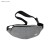 Torebka biodrowa rPET CHILLIX, RFID popielaty (szary)