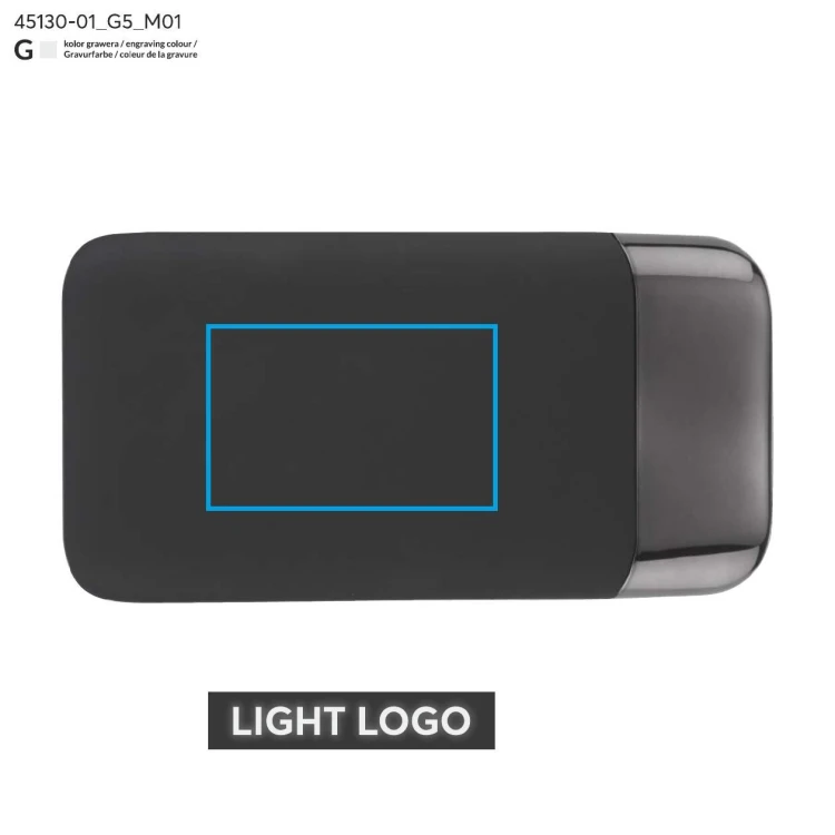 Power bank MING 8000 mAh USB-C biały