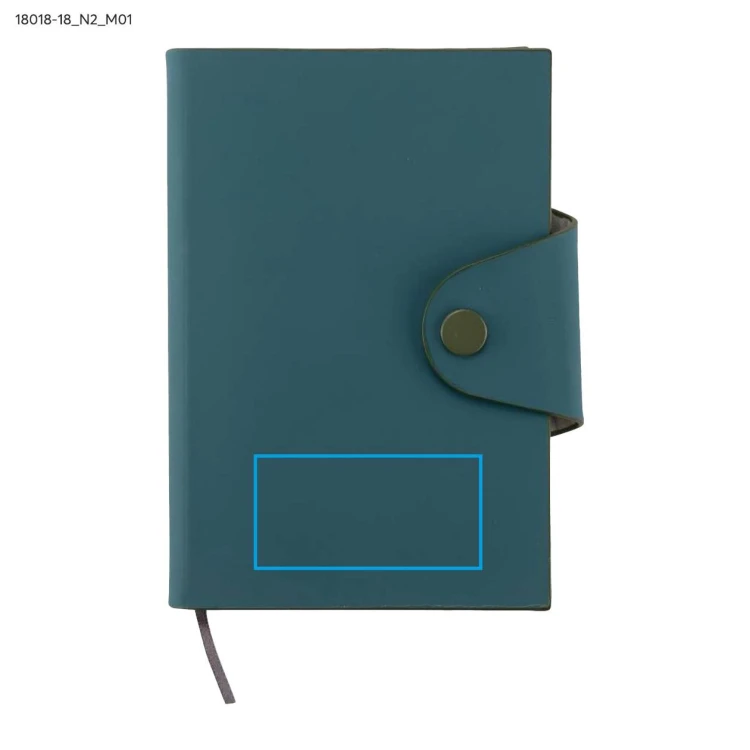 Notes MISI A6 zielony butelkowy