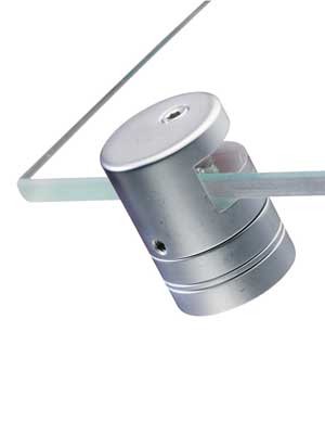Dystans montażowy obrotowy narożny 25mm Ø Aluminium