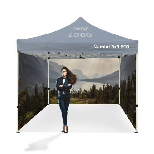 Namiot 3x3 m eco z nadrukiem indywidualnym