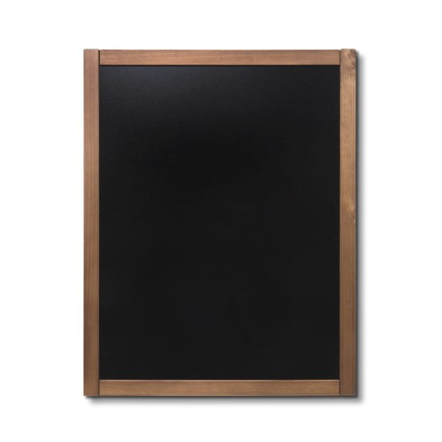 Tablica kredowa NATURA Classic Jasno brązowa 70 x 90 cm drewniana tabliczka kredowa z czarną powierzchnią do pisania markerami kredowymi