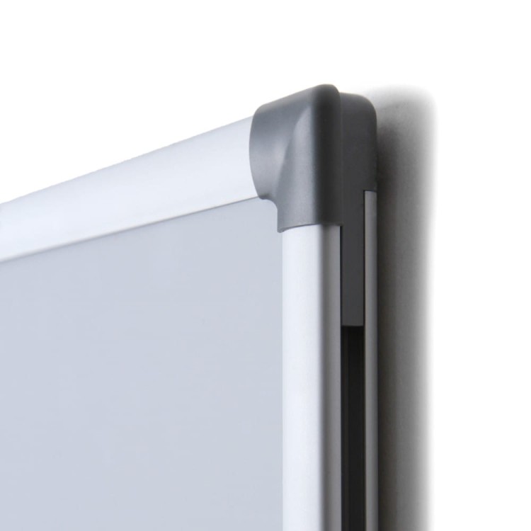 Plastikowa nakładka - Magnetyczna tablica suchościeralna SCRITTO® Economy 180 x 90 cm tablica suchościeralna magnetyczna do urzędu szkoły biura do pisania markerem pisakiem flamastrem suchościeralnym