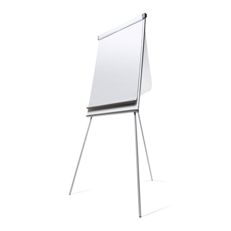 Flipchart magnetyczny SCRITTO® Standard 68 x 100 cm stojak z tablicą magnetyczną suchościeralną mobilny flipchart stojak do postawienia z tablicą do pisania z regulowanymi nogami
