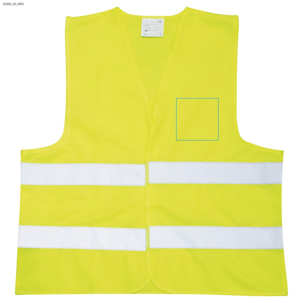 Kamizelka odblaskowa VORS żółty