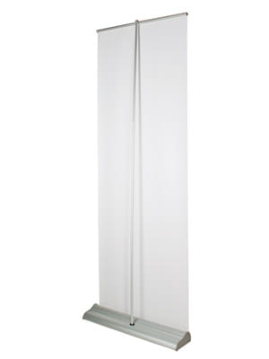 Orient Roll-up 200 x 200 cm rolled advertising stand with a printout
