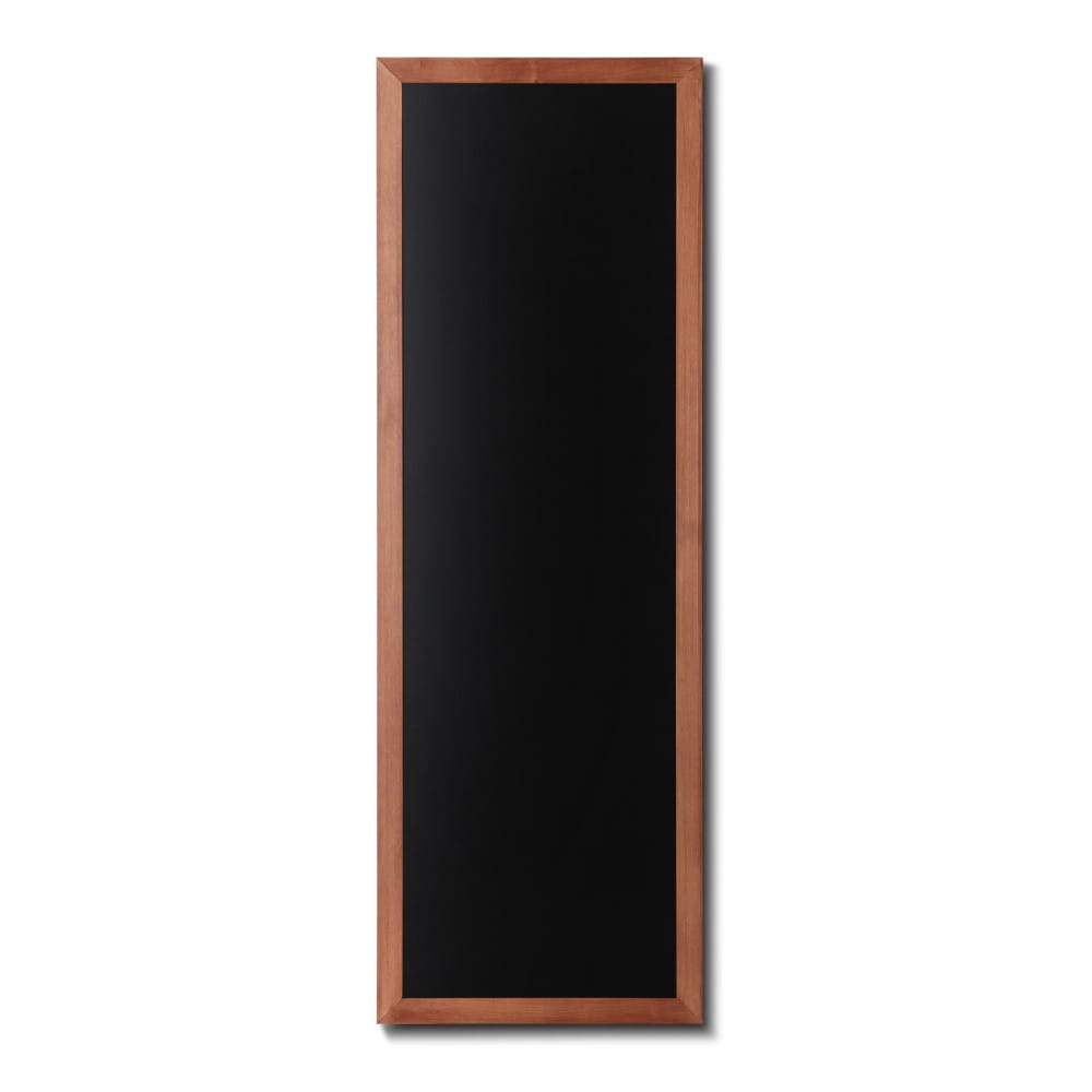 NATURE Chalkboard Light Brown 56 x 150 cm, Wooden Chalkboard with a Black Surface for Writing with Chalk Markers