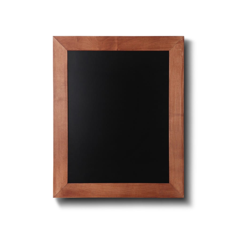NATURE Chalkboard Light Brown 30 x 40 cm, Wooden Chalkboard with a Black Surface for Writing with Chalk Markers