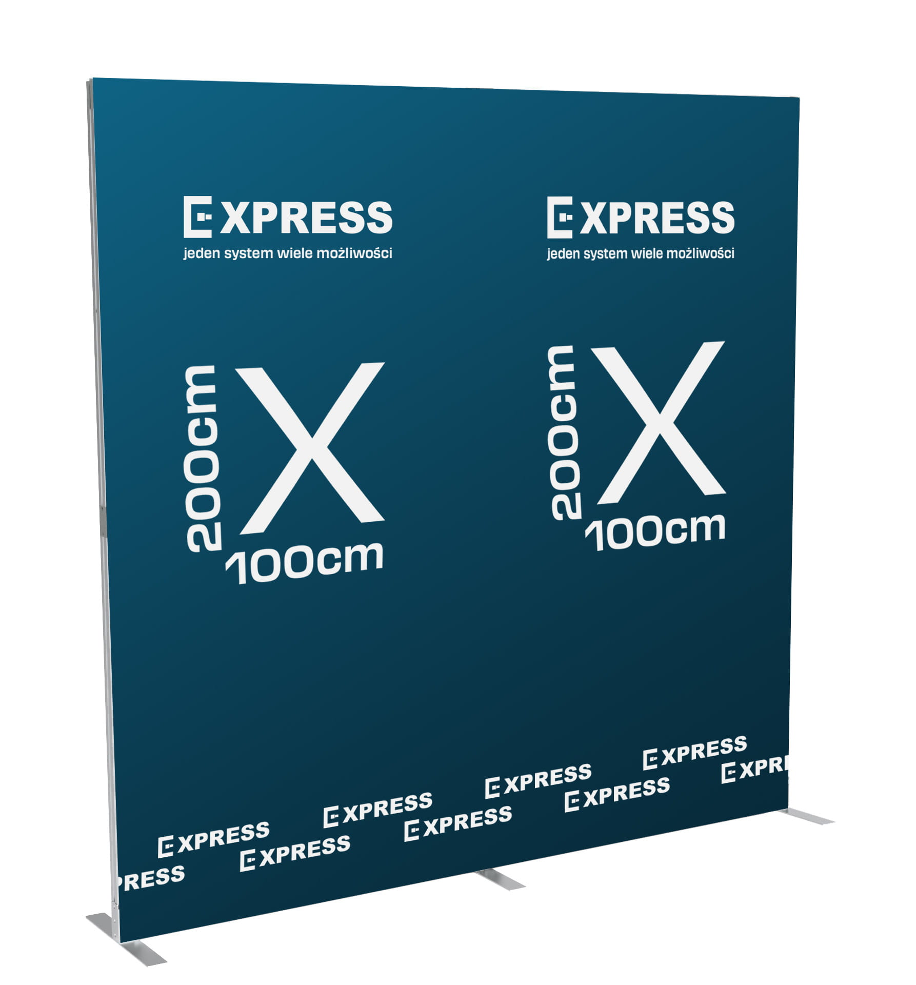 Express zestaw ścianek 200x200 cm