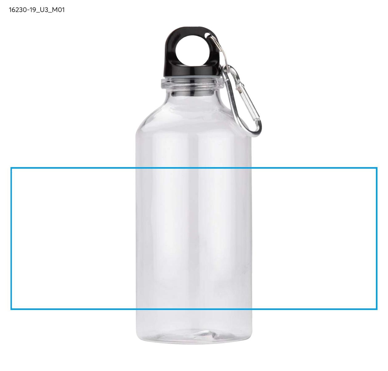 Butelka rPET TINKA 400 ml przezroczysty